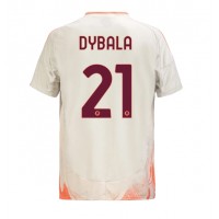 AS Roma Paulo Dybala #21 Fotballklær Bortedrakt 2024-25 Kortermet